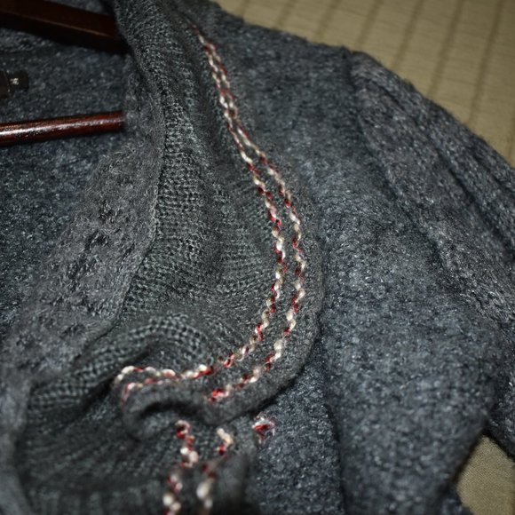 SOLD 🦋 FORLA PARIS Wrap Knit Cardigan Sweater - Picture 11 of 16